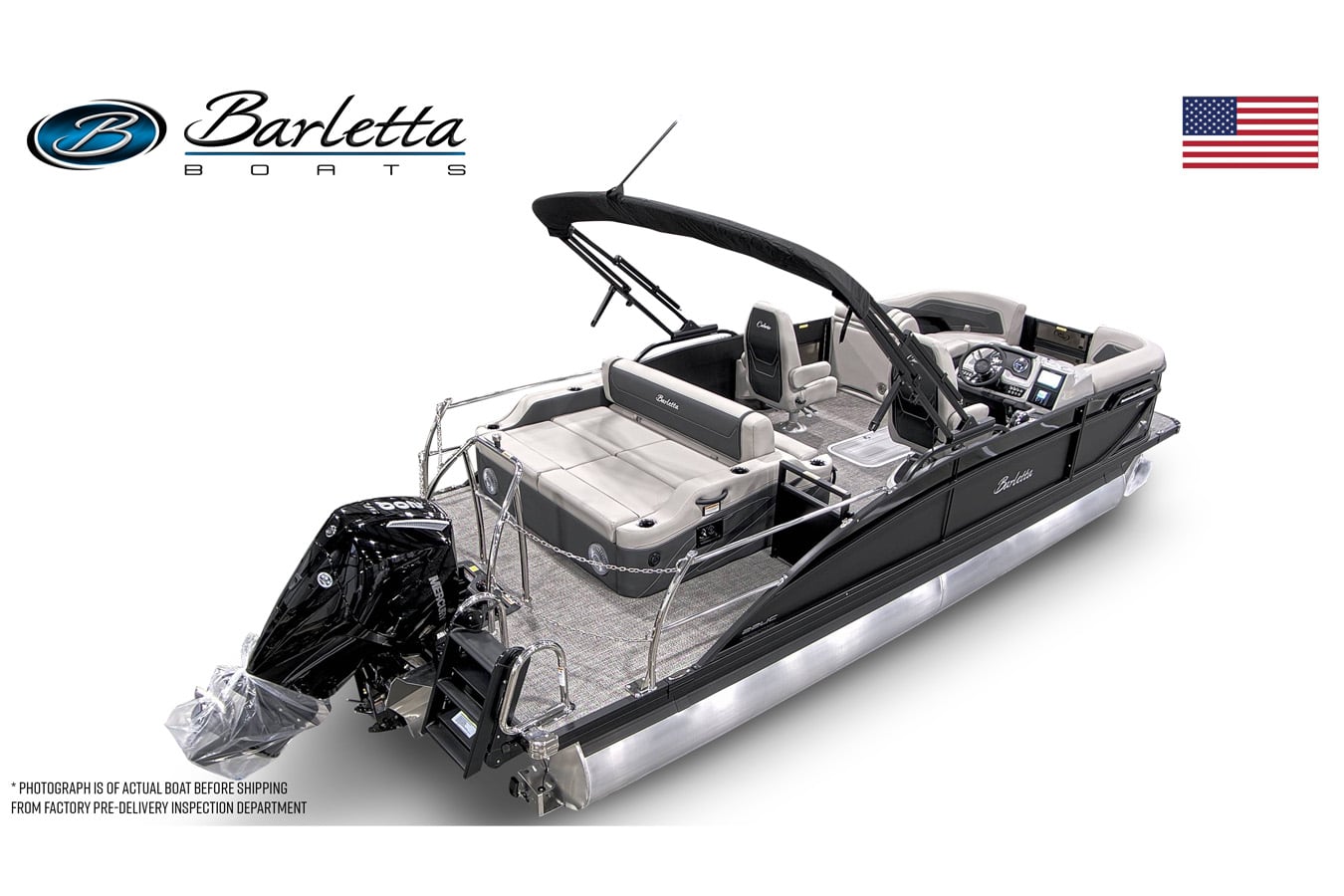 Barletta 2026 Cabrio 22UC with Mercury (M) 200L FourStroke Motor